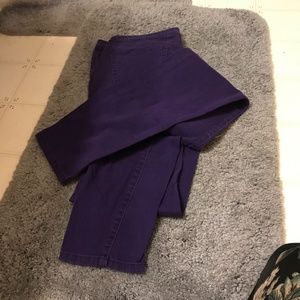 CITY STREETS PURPLE JEANS,  GREAT CONDITION
